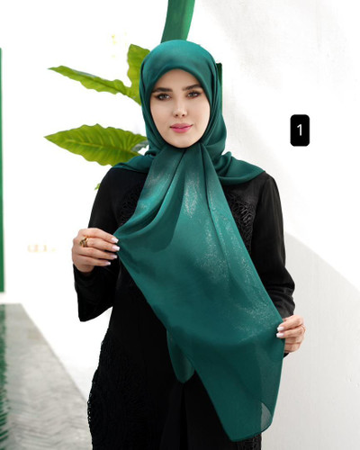 روسری نخی دنیز ساده و مجلسی قواره 130