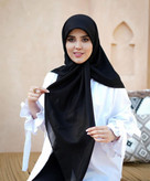 روسری نخی دنیز ساده و مجلسی قواره 130