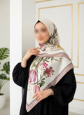 روسری ابریشم ساتن قواره بزرگ وجدید