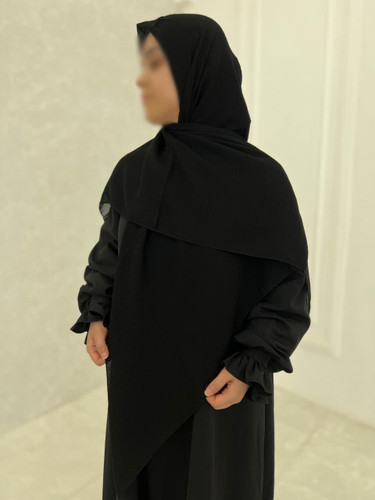 روسری مشکی گلکسی قواره بزرگ