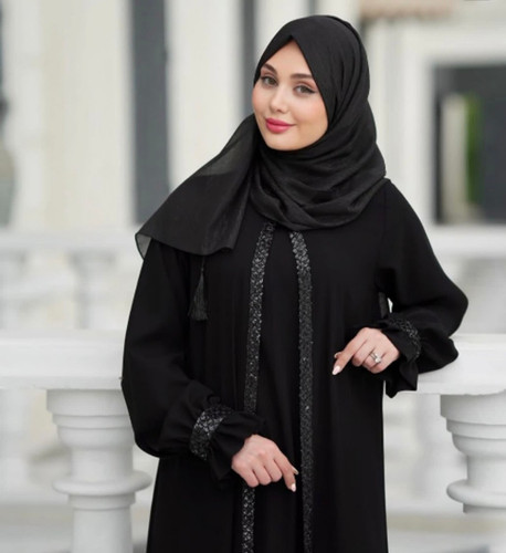 عباجنس حریراسوداعلازنانه
