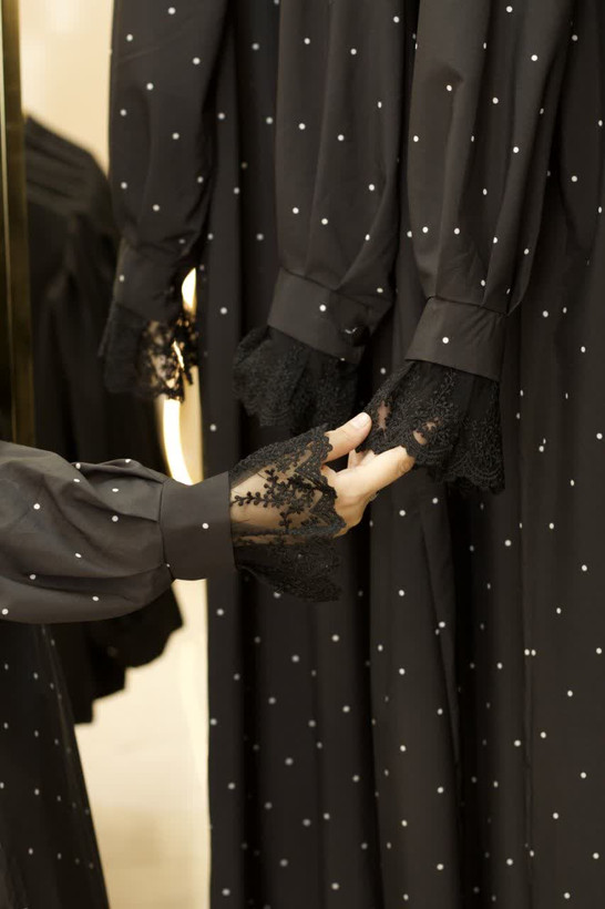 عباچاپی خالخالی زنانه