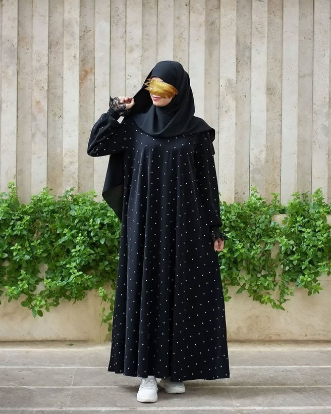 عباچاپی خالخالی زنانه