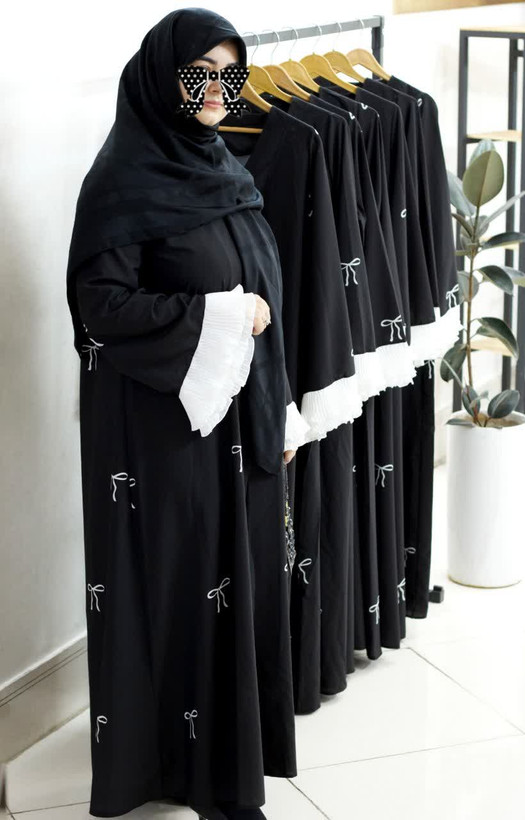 عبا پاپیونی زنانه