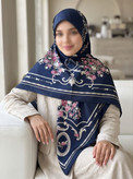 روسری ابریشم ساتن قواره۱۳۵
