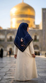 روسری نخی دخترونه قواره۱۰۰